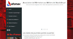 Desktop Screenshot of afomav.fr